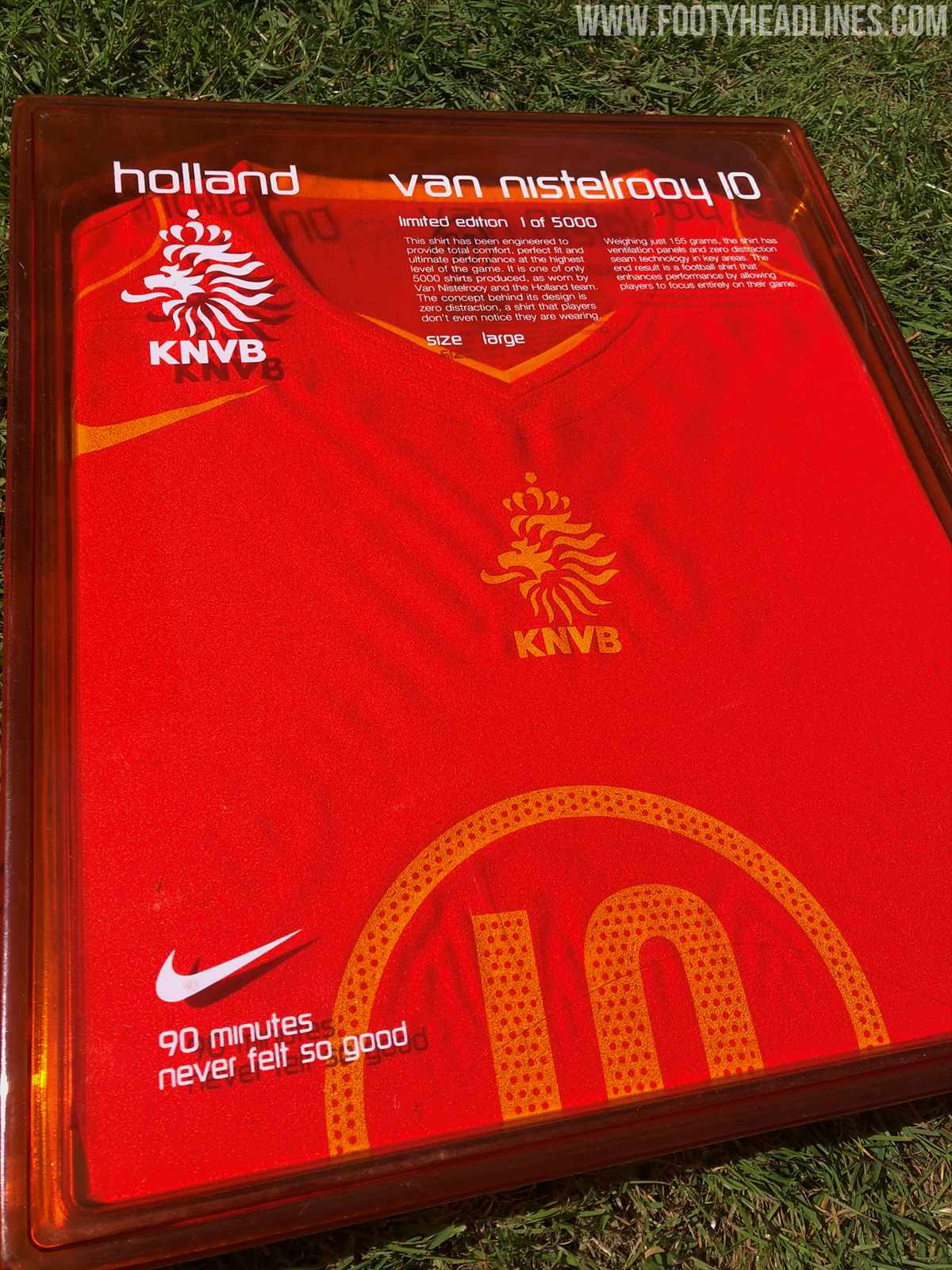 Crazy Boxed Nike T90 2004 Brazil Ronaldo Holland Van Nistelrooy